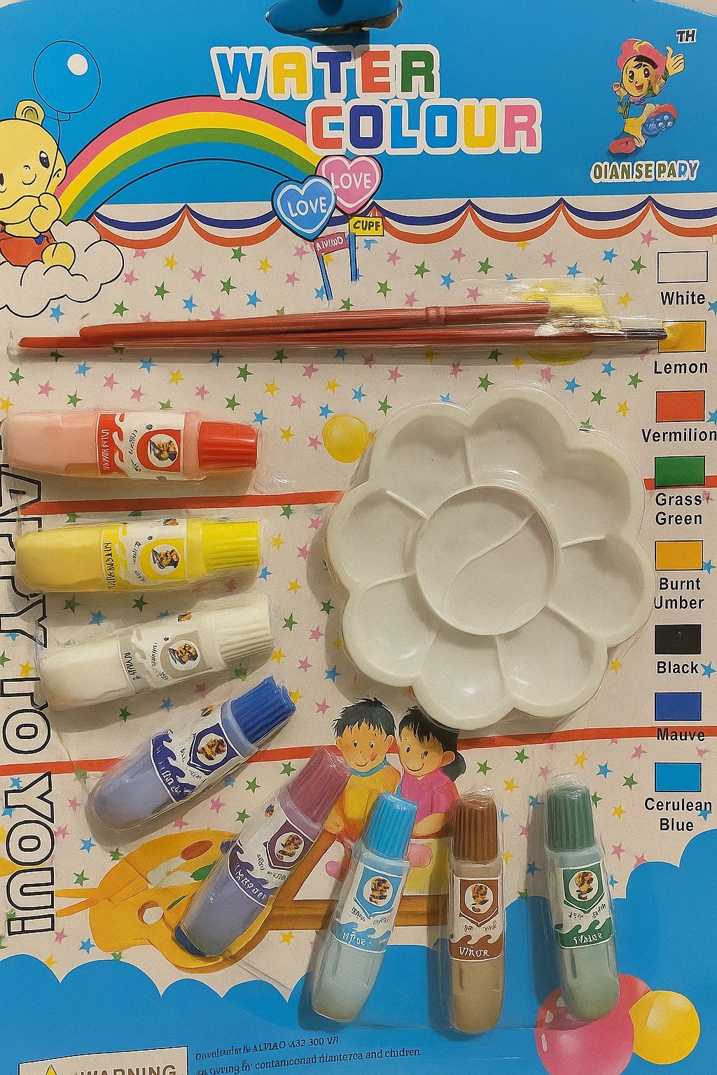 Water Colour Tube Pack of 8