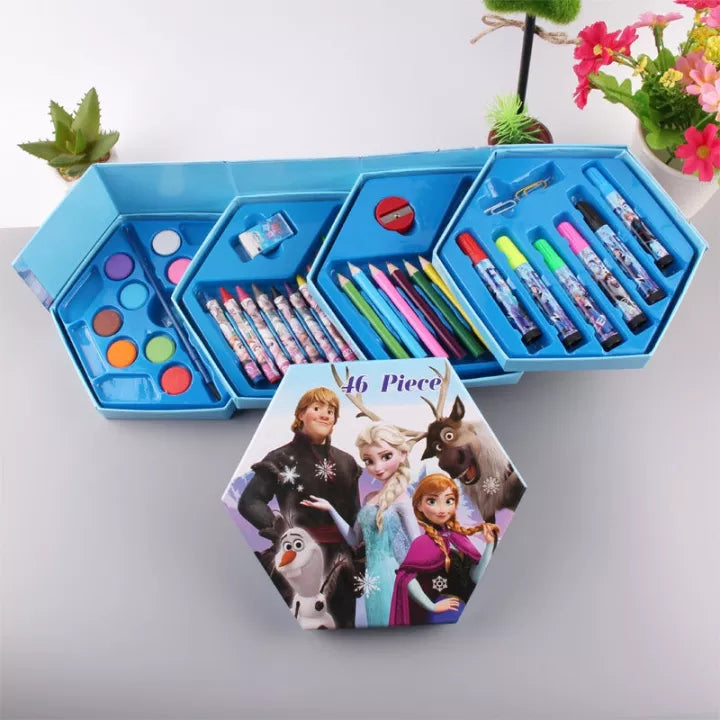 46 Pieces Coloring Set Frozen