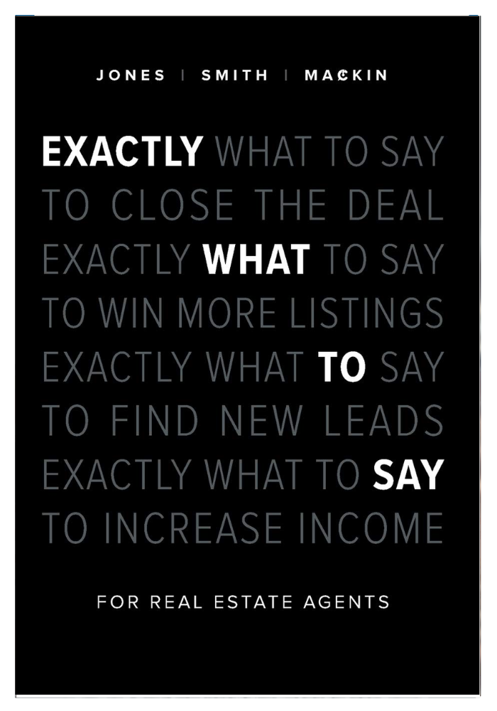Exactly What to Say: For Real Estate Agents by Chris Smith, original