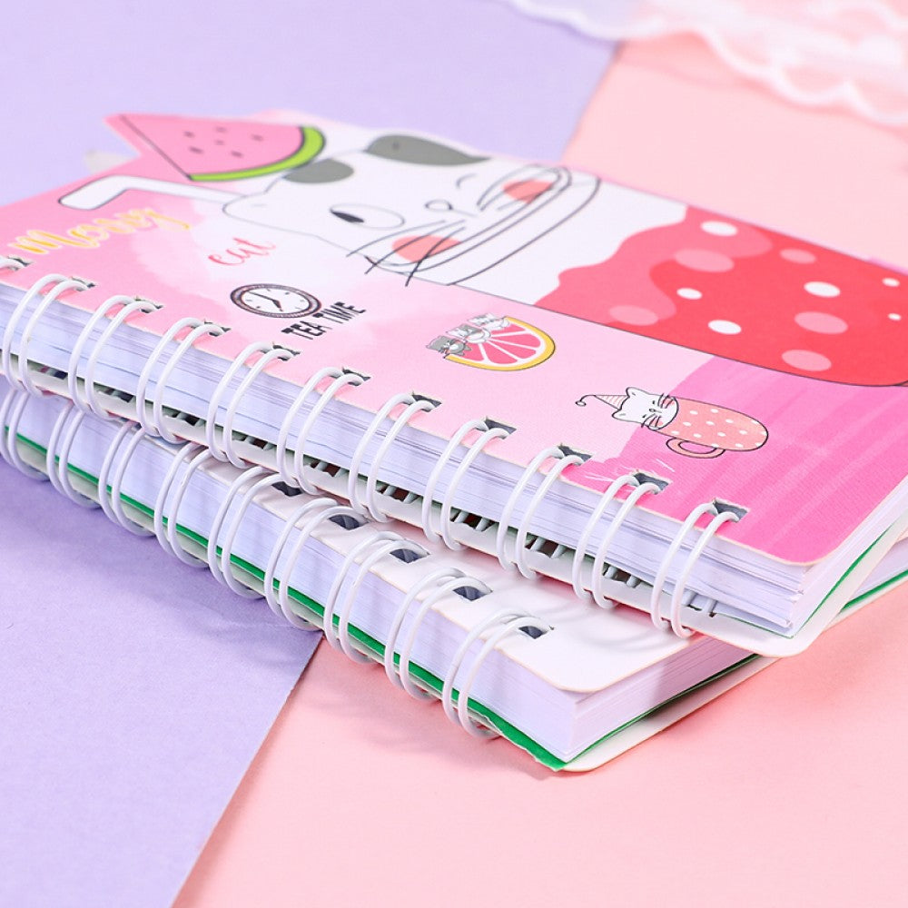 Coil book Little cat Student small book