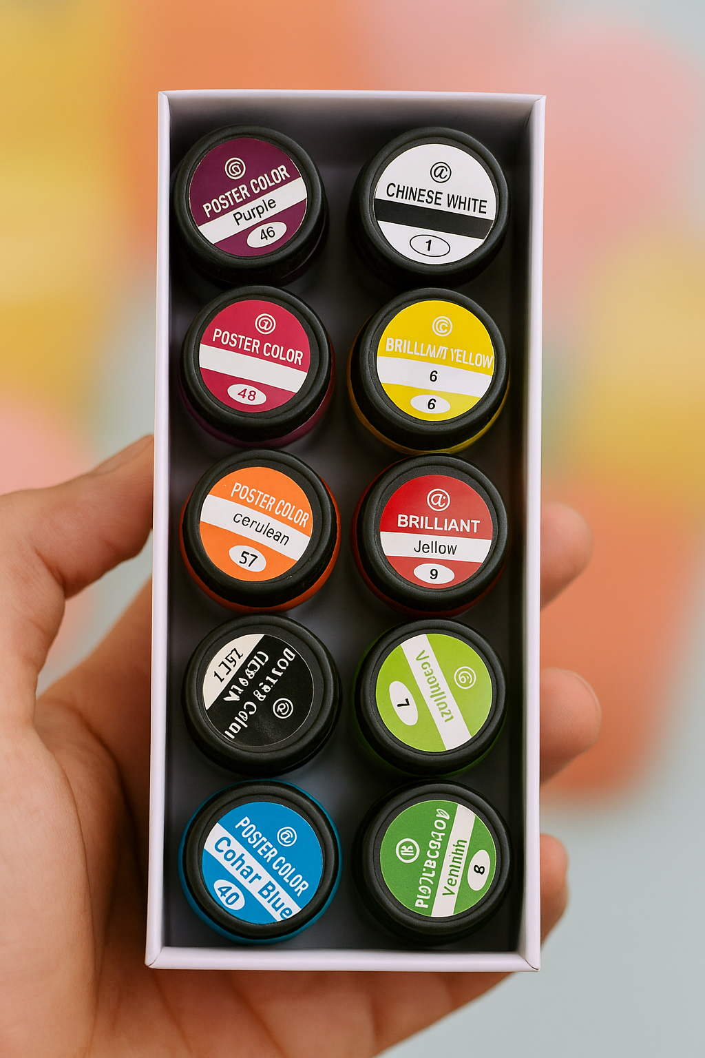 Pack of 12 Poster Color
