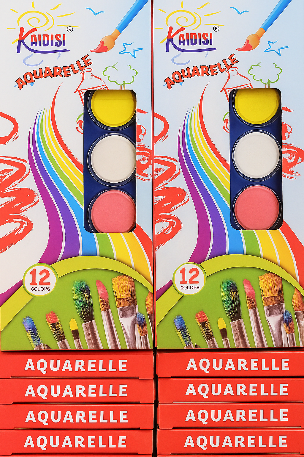 Water Paint Box 12 Colours