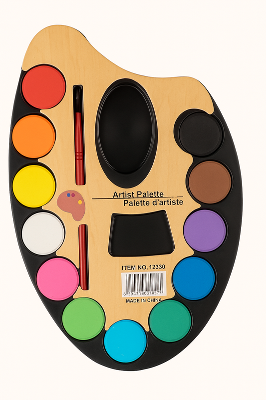 Small Set of Fancy 12 Water Colours