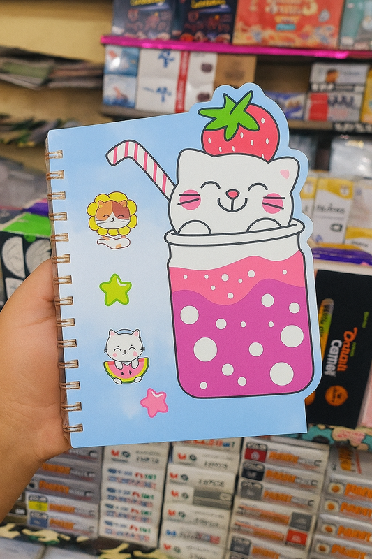 Coil book Little cat Student small book