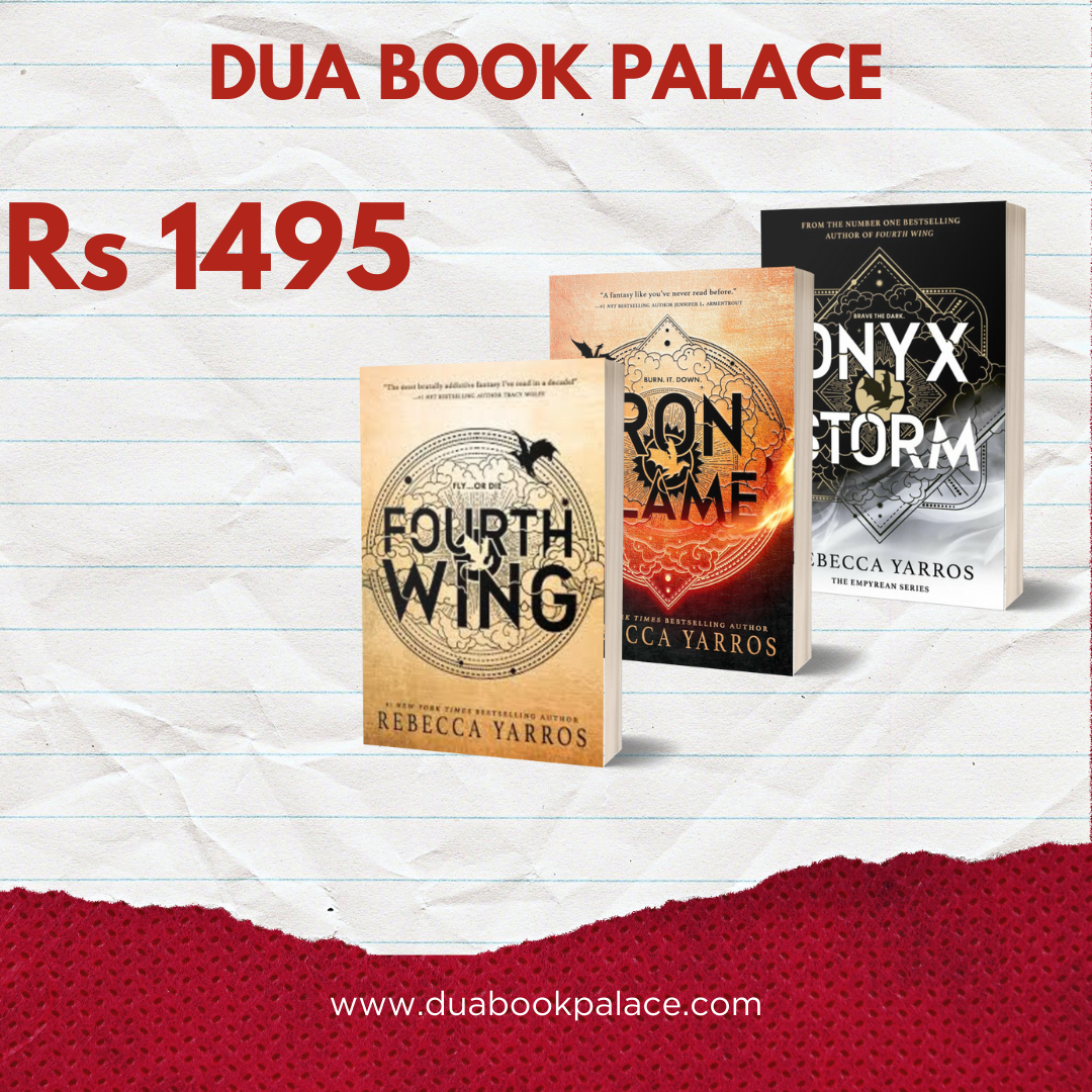 Pack of #3 Fourth Wing,Iron Flame,Onyx Storm