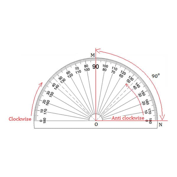 D Scale 180° Degree