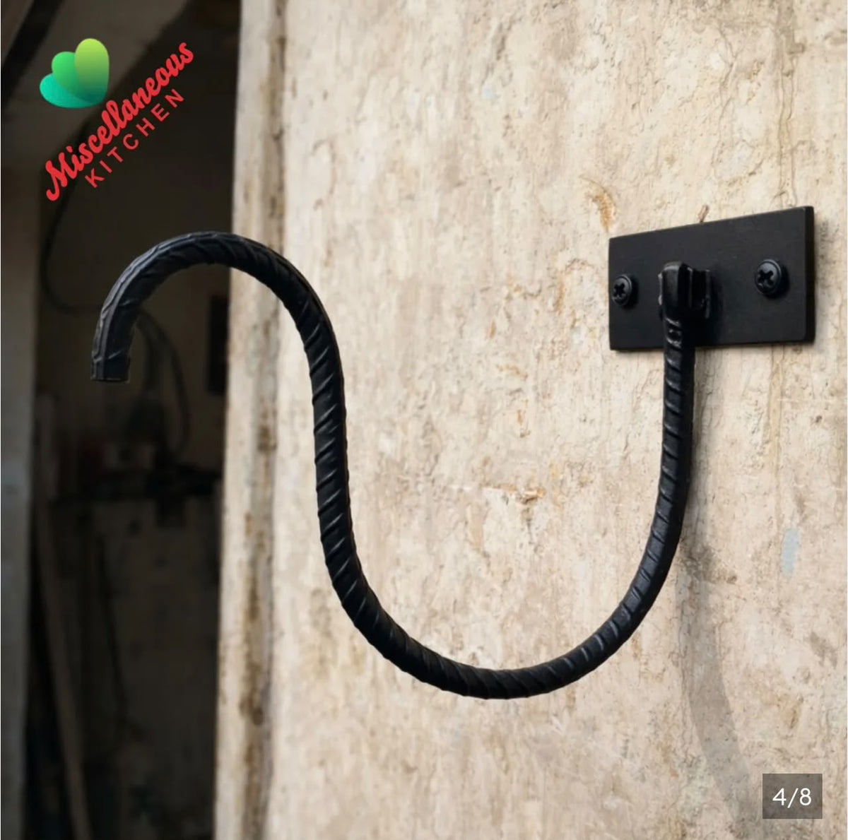 Large garden pipe Holder, Heavy Duty pipe Hanger, water pipe holder, iron material pipe holder