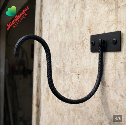 Large garden pipe Holder, Heavy Duty pipe Hanger, water pipe holder, iron material pipe holder